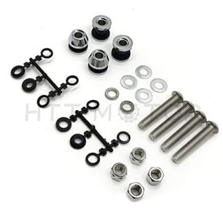 HTTMT- Replacement of New Sissy Bar Docking Hardware Kit For Harley Davidson Dyna FXDWG 2006 2007 2008