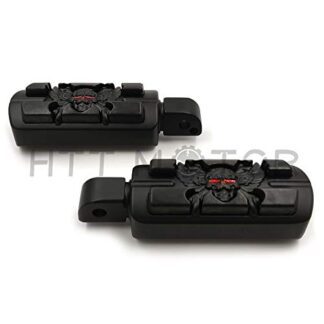 HTTMT- Replacement of Pirate Skull Footpeg Peg For passenger 2018-later Softail Fat Boy FLFB Fat Bob FXFB