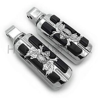 HTTMT- Replacement of Pirate Skull Footpegs For passenger 2018-later Softail Slim FLSL Breakout FXBR