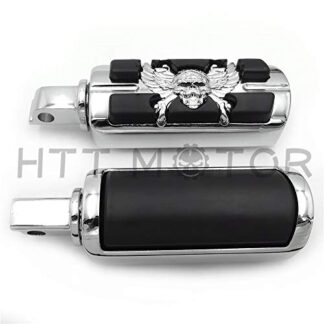 HTTMT- Replacement of Pirate Skull Footpegs For passenger 2018-later Softail Slim FLSL Breakout FXBR