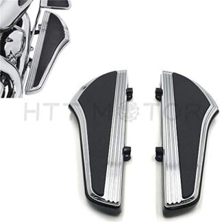 HTTMT- Replacement of Shark Fin Defiance Driver Footboard For Harley 12-16 FLD 00-19 Touring Road Glide
