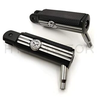 HTTMT- Replacement of Skull Footrest footpegs For Harley 2018-later FXBB FXBR FXBRS FXLR 2019 Street Bob