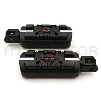 HTTMT- Replacement of Skull Pirate Footpegs Peg For Harley 2018-later FXBB FXBR FXBRS FXLR 2019