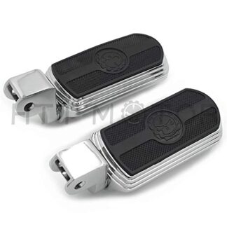 HTTMT- Replacement of Skull rubber Footpeg For Goldwing GL1500 Valkyrie shadow 1100 ACE Tourer