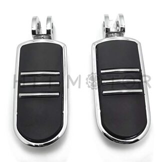 HTTMT- Replacement of Steamliner Chrome Footpeg Footrest For Kawasaki Front Vulcan 1500 900 800 Classic