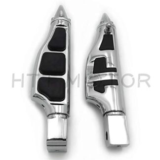HTTMT- Replacement of Stiletto spike Footpegs Rear For Rear '02-'08 VTX1800 '09-'18 Fury