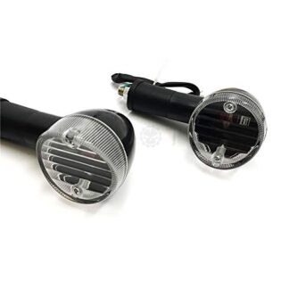 HTTMT- Replacement of US Motorcycle Bullet Turn Signals Amber Blinker Light Indicator Universal