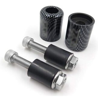HTTMT- Rubber"ZXR" For 2003-2012 Kawasaki Ninja ZX6RR grip Bar Ends US