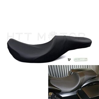 HTTMT SEAT001-2-Up Seat Compatible with 08-17 Harley Touring Paul Yaffe Stretched Tank STK08