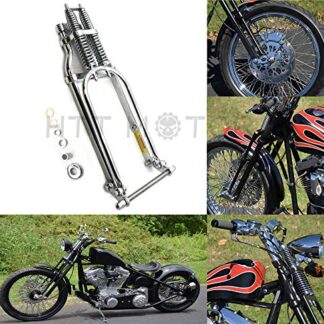 HTTMT SF001-II- Compatible with 22" Stock Chrome Narrow Glide Springer Front End w/Axle Kit Harley Chopper Arched