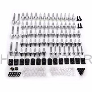 HTTMT Spike Fairing windscreen Bolts kits For Suzuki GSXR600 750 1000 Hayabusa Silver