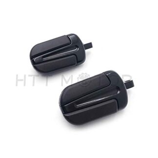 HTTMT Style 103- Black Foot Pegs Compatible with 1984-2017 Harley Wide Glide/Fat Boy/Switchback/Road King FLHR/V Rod Muscle VRSCF