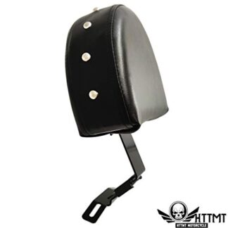 HTTMT TGHD-SBB045-I - Driver Backrest Easy ON/OFF Studded Compatible with Harley 2007-2017 Heritage Softail/Fatboy