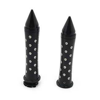 HTTMT TRHB124- Motorcycle Spike Handlebar 7/8" Hand grips Compatible with Suzuki Yamaha Kawasaki New