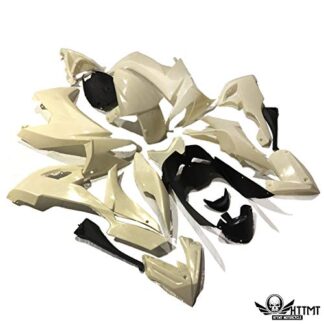 HTTMT- US-K1008-Unpainted White- Unpainted Compatible With 2008-2010 Kawasaki Ninja ZX10R RAW ABS Plastic Fairings Bodywork