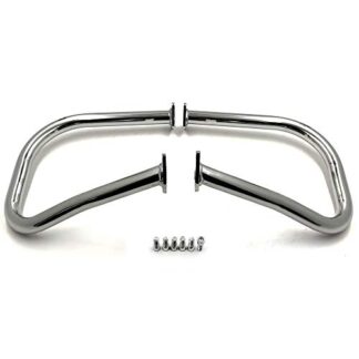 HTTMT- US-TGHD-ISG001-CD Chrome Rear Highway Crash Bars Guard Compatible With Indian Chieftain Roadmaster Springfield 14-18 15 16 [See Fitment]