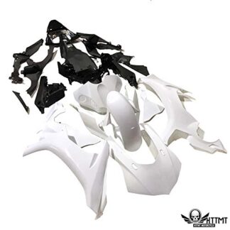 HTTMT- US-Y1015-Unpainted White- CA STOCK UNPAINTED FAIRING BODYWORK Compatible With YAMAHA 2015 2017 YZF R1 YZF-R1 YZFR1