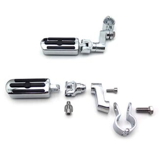 HTTMT- USMT216-058+216-093-CD- Groove Skull Highway FootPeg Footrest 1.25" 1 1/4in Compatible With Harley Sporster XL