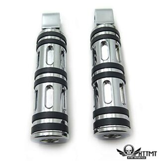 HTTMT- USMT216-099+PA004X2 -Replacement of Chrome Edge Cut Footpegs For Yamaha Road Star Warrior 2002-2009 Front