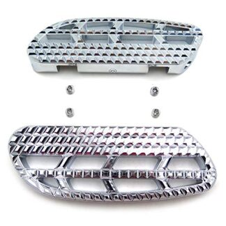 HTTMT- USMT216-122C-CD Aluminum Dominator Passenger Rear Footboard Knob Compatible With 1993-2019 Harley Touring Trike FLHR FLRT FLHTCU [See Fitment]