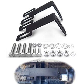 HTTMT -UTV-103-20.5" or 31.5" LED Lightbar Lower Bumper Mount Brackets Compatible With 03-18 RAM 2500 3500