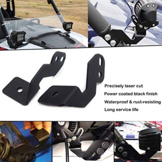 HTTMT- UTV-105- Custom Side Pillar Metal LED Light Mounting Bracket Compatible With POLARIS RZR XP 1000 900