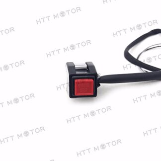 HTTMT XH1700C-007- ENGINE STOP 7/8" Switch Push Button Compatible with ATVs Scooter Snowmobile Universal