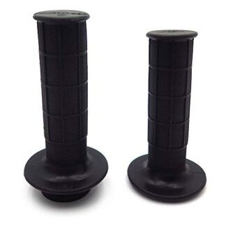 HTTMT XH4041- Motorcycle Black 25mm 1" Hand Grips Compatible with Sport Bike Dirt Bike Offroad APRILLA BMW DUCATI TRIUMPH YAMAHA KAWASAKI SUZUKI