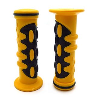 HTTMT XH4076- Comfort Yellow Gel Hand Grips 25mm 1" Compatible with Sportsbike Motorcycle ATV KTV CB