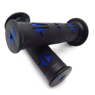 HTTMT XH4086- Grips Compatible with APRILLA BMW DUCATI TRIUMPH HONDA YAMAHA KAWASAKI SUZUKI Polaris Suzuki Yamaha Dirt Bike Offroad (7/8" LEFT 1" RIGHT)