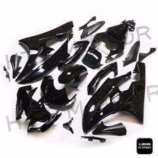 HTTMT Y0607- Glossy Black ABS Plastic Injection Fairings Bodywork Compatible with 2006-2007 Yamaha YZF R6