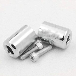 Hand Bar Ends For Kawasaki Ninja Ex250 Ex500 Ex650R Zx6R-636 Zzr1200 Chrome