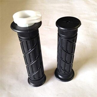 Hand Grips Black ATV QUAD YAMAHA KAWASAKI POLARIS SEADOO WATERCRAFT BOMBARDIER JET SKI ATV FOREMAN RECON RINCON Brute Force Prairie GRIZZLY KODIAK WATERCRAFTS (7/8" BOTH SIDE)