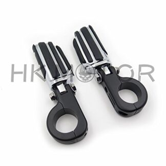 HongK- 118- Highway Foot Pegs P Clamps 1.5" For Harley Sportster 883 1340 XL1200