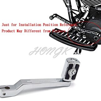 HongK- 1pc Brand New Chrome Toe Shift Lever SKULL Shifter Peg For Harley Softail FLHT