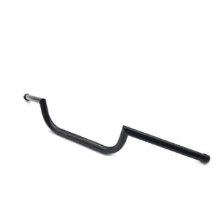 HongK- Black 7/8" Handlebar with center knurling For Cafe CB500 CB650 CB750 KZ650 KZ550