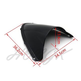 HongK- Black Smoke Windscreen Windshield For Suzuki 2008 2009 2010 GSXR600 GSXR750 K8