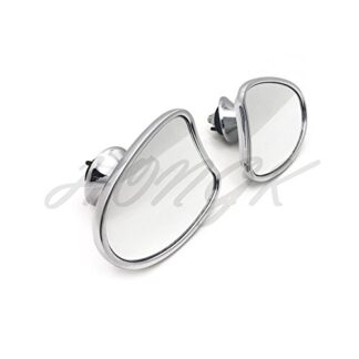 HongK- Chrome Inner Fairing Mount Side Rear Mirrors for Harley Street Glide 2014-2017