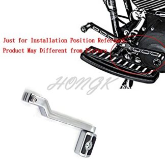 HongK- Chrome Rear Heel Shift Lever SKULL Shifter Peg For Harley Road Glide 2018 17 16