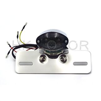 HongK Dirt Bike Motorcycle LED Rear Fender Brake License Plate Tail Light Off Road 12V