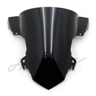 HongK- Double Bubble Windshield Windscreen For BMW S1000RR 2015-2017 Black