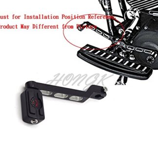 HongK- Left Heel Shift Lever SKULL Shifter Peg For Harley Touring Road King Electra Glide