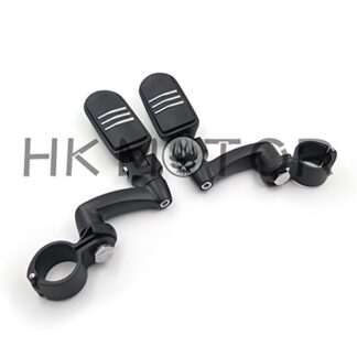 HongK- No.117- Adjustable 1.5" FootPeg For Honda GoldWing VTX1300 Shadow Valkyrie Black