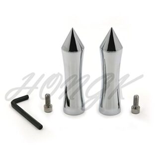 HongK- No.95 Chrome Aluminum Rubber Front Foot Peg For Yamaha Road Star Warrior 2002-2009