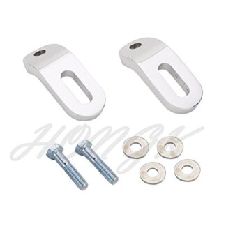 HongK- Pair Motorcycle Chrome Touchless Tie-Downs For Harley Touring Electra Glide FLH/T