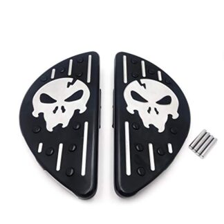 HongK- Rear CNC Deep Cut Passenger Stretched Floorboards For '86-'15 Harley Touring Black