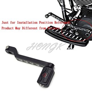 HongK- Rear Heel Shift Lever with Shifter Peg For Harley Electra Street Glide Road King