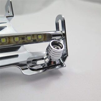 Hongk-Replacement of Fender Eliminator Tidy Tail w/LED Light"FZ6" Logo For 2006 2007 2008 Yamaha Fz6 Fazer 2007-2008 Chrome