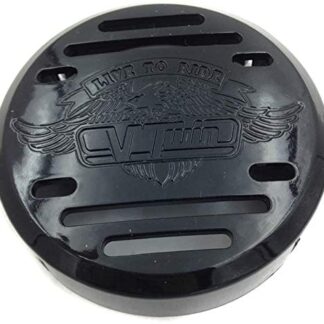 Horn Cover For Kawasaki Vulcan 800 Yamaha Vstar 650 1100 Classic Silverado Black