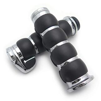 Htt- 1 paire de moto en caoutchouc Poignées 7/20,3 cm 22 mm pour Honda CBR 600 F3 F4i 900 929 954 1000 RR/Yamaha FZR YZF 600 600R R1 R6 R6s